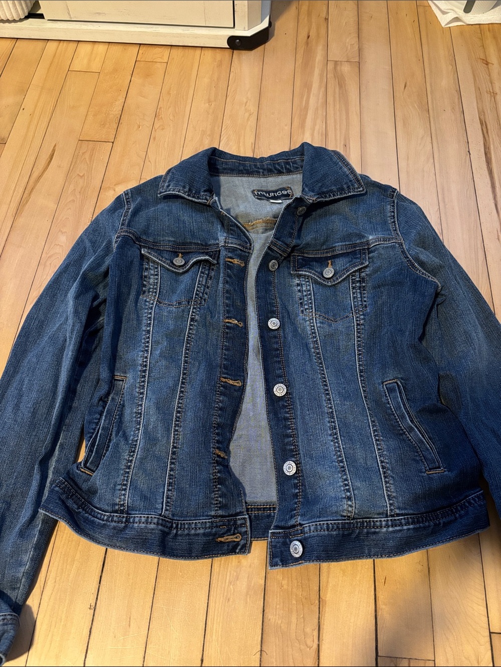Maurices Women's Dark Blue Denim Jacket